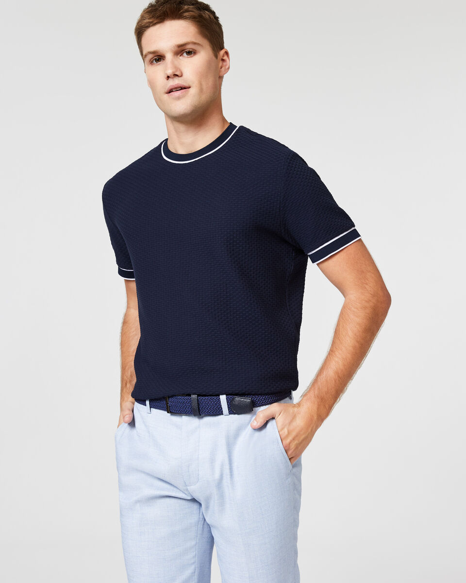 Helier T-Shirt, Navy, hi-res